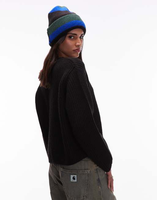 Jersey negro de punto Mira de Carhartt WIP, 3 de 4