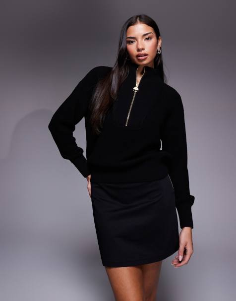 Jersey negro de punto Rae de Barbour International - view 1