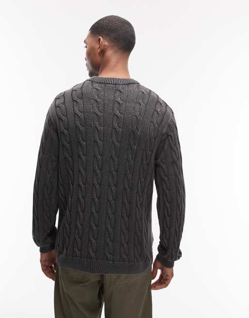 Jersey negro lavado de punto de ochos Carter de Carhartt WIP, 3 de 5