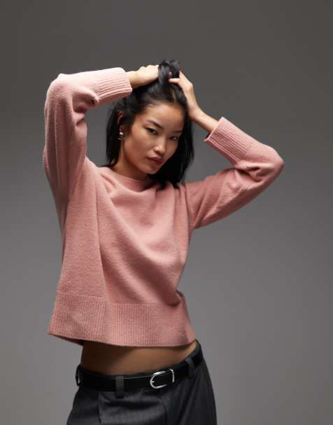 Jersey rosa con cuello redondo de & Other Stories - view 1