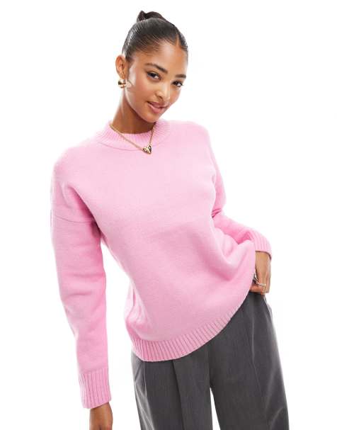 Jersey rosa con cuello redondo de Threadbare - view 1