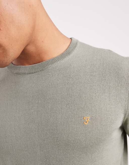 Jersey verde de lana de merino Mullen de Farah , 5 de 5