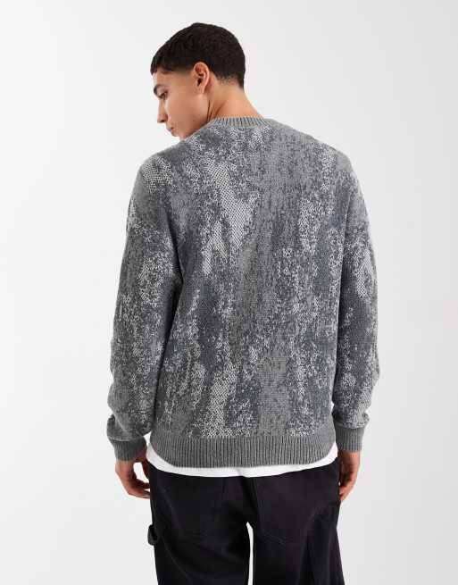 Jersey verde degradado efecto envejecido de punto suave de Hollister, 3 de 5