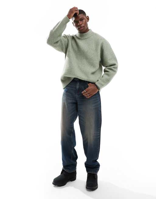 Jersey verde extragrande con cuello redondo de ADPT, 4 de 4