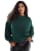Jersey verde extragrande con diseño color block y cuello redondo de ASOS DESIGN Curve - view 1