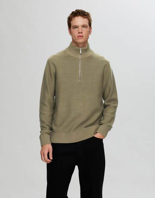 Jersey verde oliva de Selected Homme