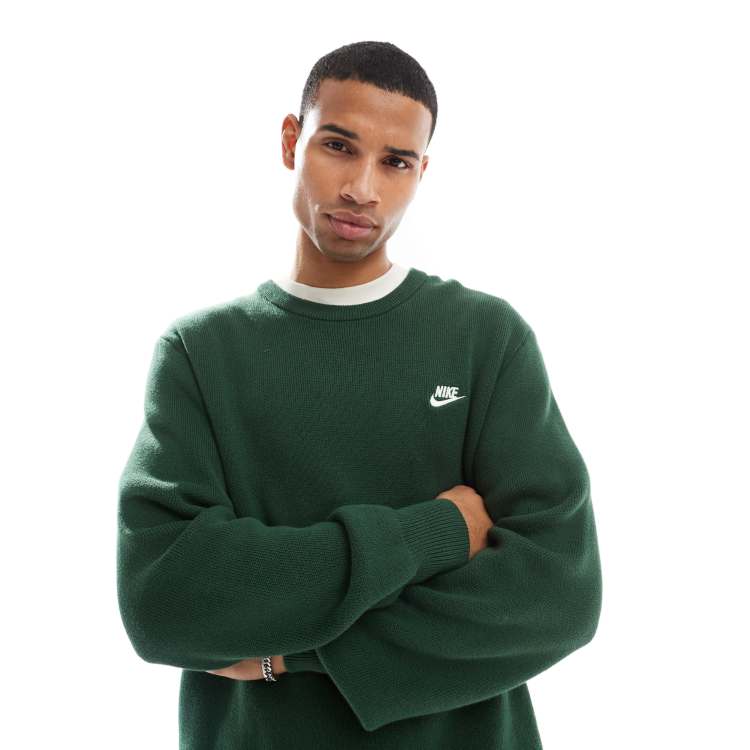 Cuello Redondo Sueter Para Hombre Nike Sudadera De Cuello Redondo