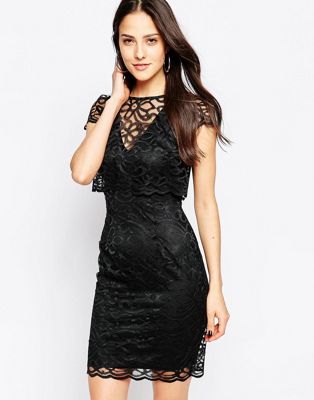 jessica wright black lace dress