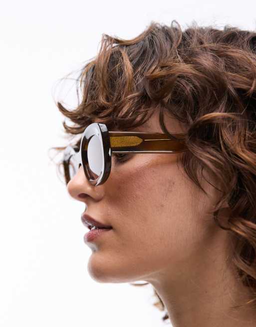 Jimmy Fairly The Cinnamon Lunettes de soleil rectangulaires