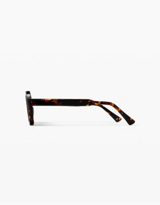 Jimmy Fairly - The Darren - Lunettes de soleil carrées - Écaille de tortue, 4 de 4