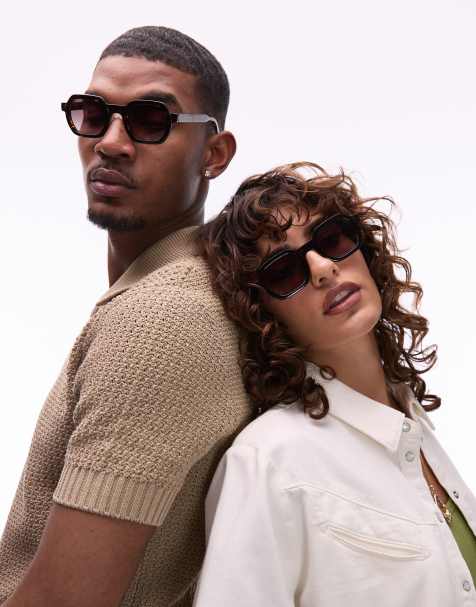 Jimmy Fairly - The Darren - Occhiali da sole squadrati tartarugati - view 1