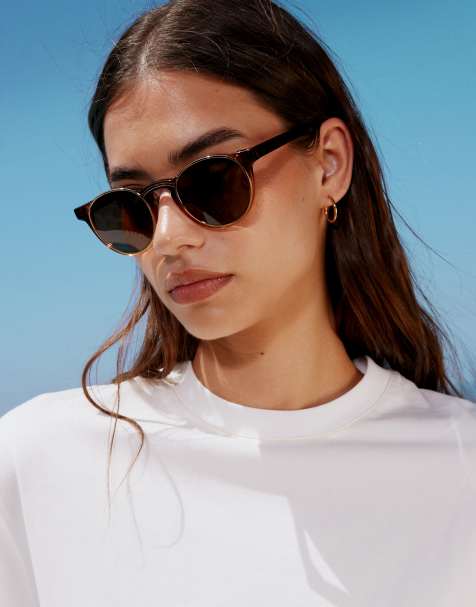 Jimmy Fairly - The E-001 - Lunettes de soleil rondes - Marron - view 1