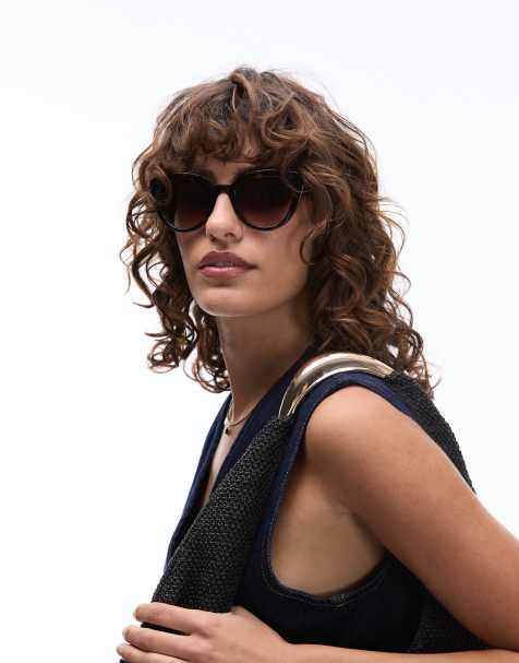 Jimmy Fairly The Level up large cat eye sunglasses in tortoiseshell - view 1