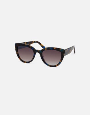 Jimmy Fairly - The Level Up - Lunettes de soleil larges yeux de chat - Écaille de tortue-Marron