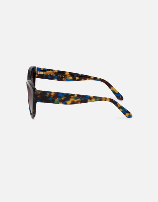 Jimmy Fairly – The Level Up – Spräckliga, stora solglasögon i cateye-modell, 5 av 5