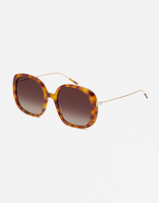 Jimmy Fairly – The Marilu – Eckige Oversize-Sonnenbrille in Vintage-Schildpatt-Optik, 5 von 5