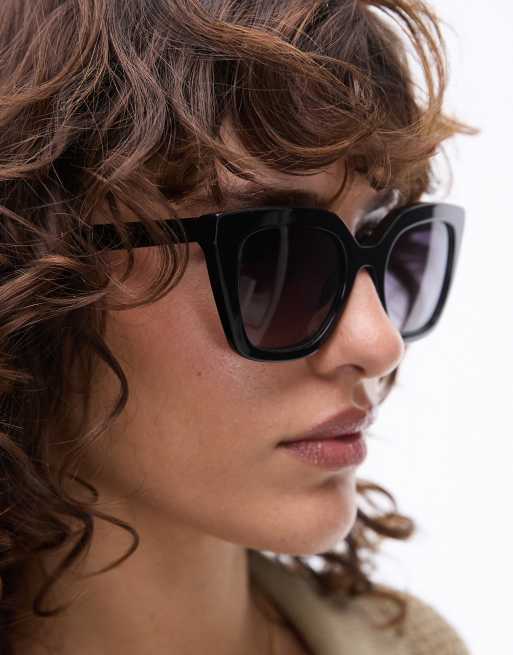 Jimmy Fairly The Wind Lunettes de soleil yeux de chat Noir