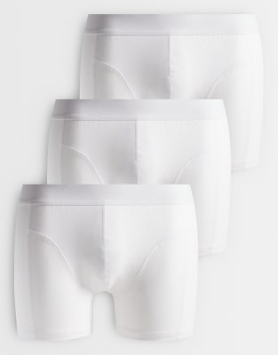 Jj Rebel 3 Pack Boxers In White