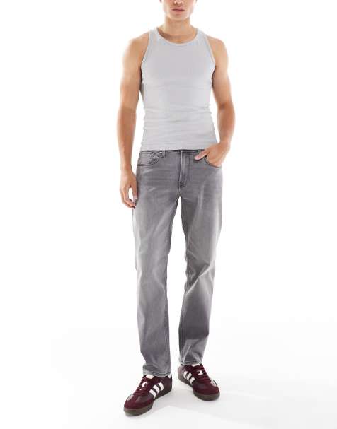JJ Rebel - Adam - Lysegrå jeans i tapered pasform - view 1