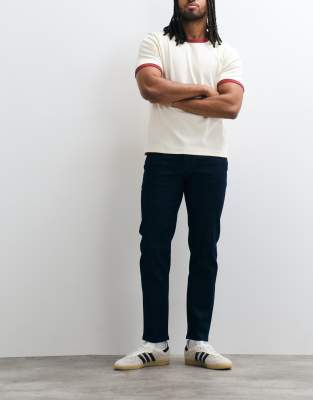 Jj Rebel Adam Tapered Fit Jeans In Blue