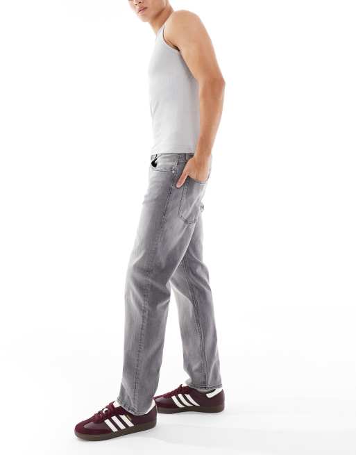 JJ Rebel Adam tapered fit jeans in light grey, 2 of 5