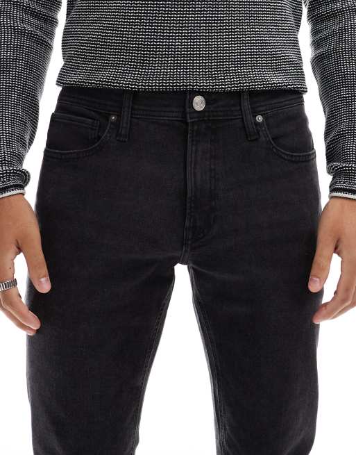 JJ Rebel - Adam - Toelopende jeans in zwart , 5 van 5