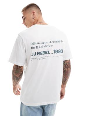 JJ REBEL Herren T-Shirt Jrebraven – Kurzärmlig, Rundhals, Lässiger Schnitt