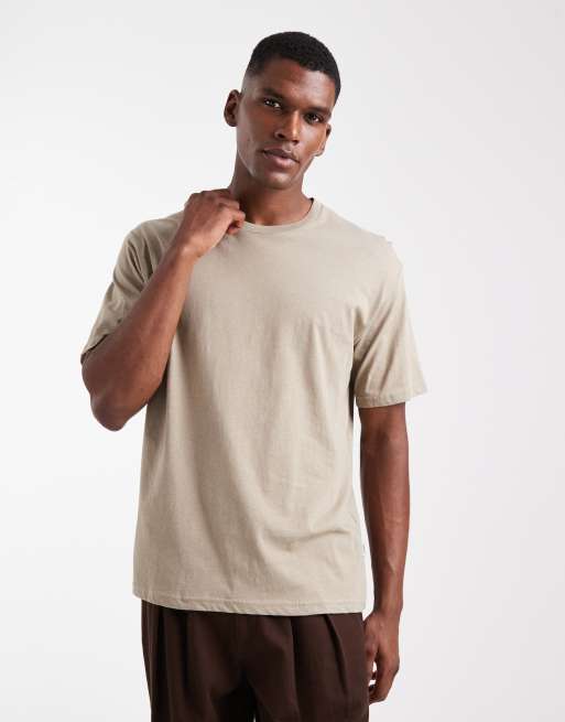 JJ Rebel - Beige og oversized T-shirt