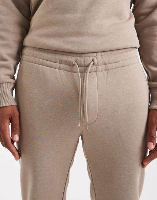 JJ Rebel - Beige smalle joggingbukser med logo, 5 af 5