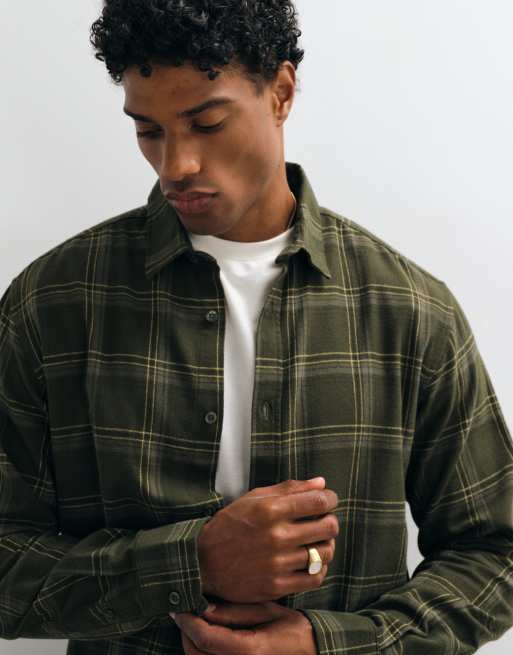 JJ Rebel - Camicia verde a quadri, 3 di 5