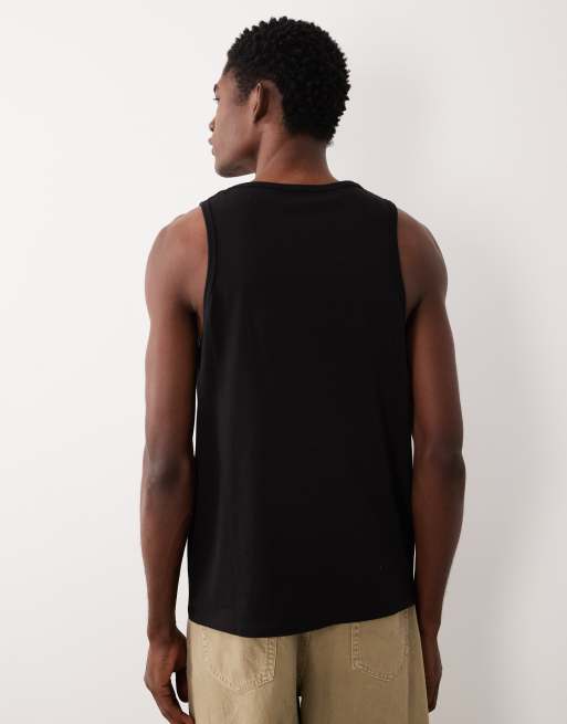 JJ Rebel - Camiseta negra básica sin mangas, 5 de 5