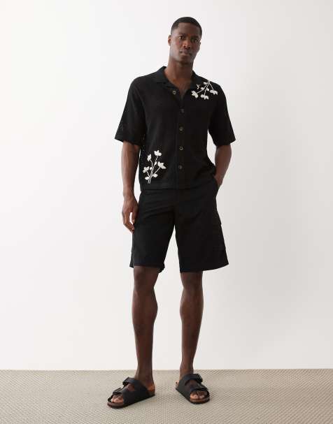 JJ Rebel cargo shorts in black - view 1