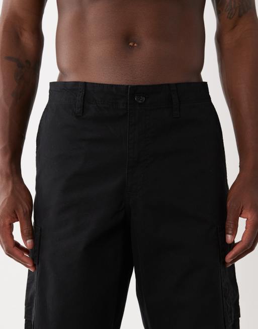 JJ Rebel cargo shorts in black, 4 of 5