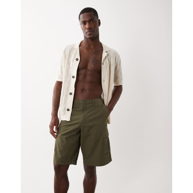 JJ Rebel cargo shorts in green | ASOS