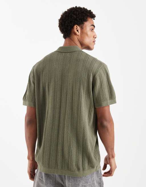 JJ Rebel - Chemise en maille - Vert, 3 de 5