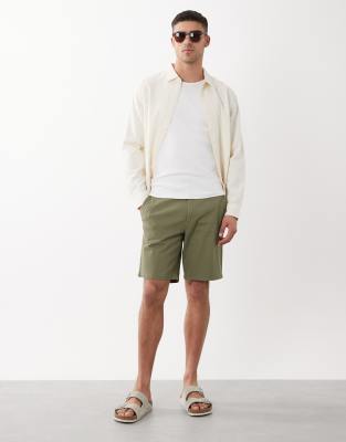Jj Rebel Chino Shorts In White