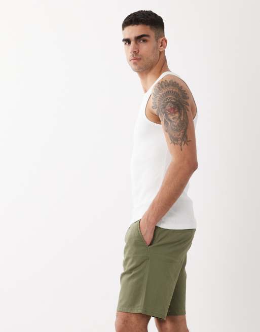 JJ Rebel – Chino-Shorts in Grün, 3 von 5