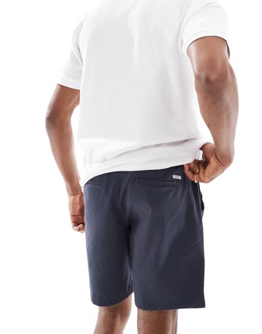 JJ Rebel chino shorts in navy , 3 of 5