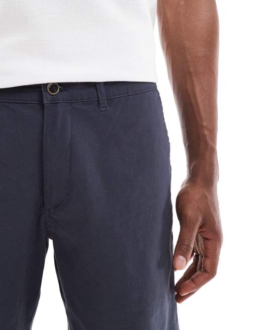 JJ Rebel chino shorts in navy , 5 of 5