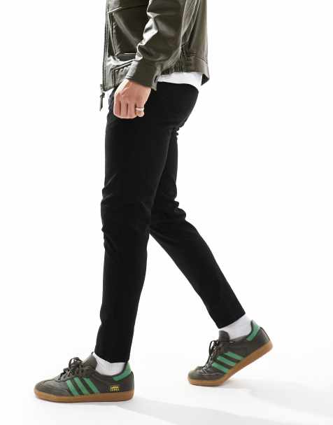 JJ Rebel - Chino slim neri - view 1