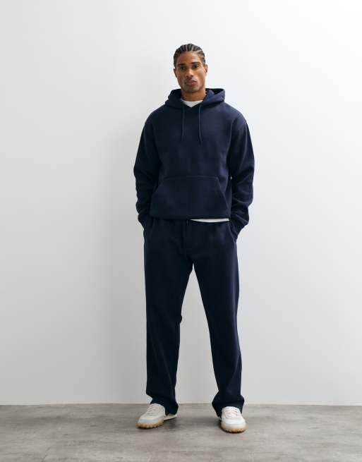 JJ Rebel co-ord front pocket hoodie in navy, 3 of 5