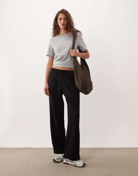 JJ Rebel co-ord joggers a gamba larga neri - view 1
