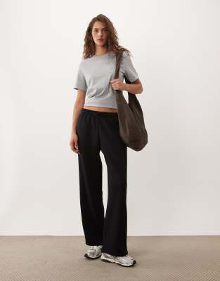 Jj Rebel Co-ord Wide Leg Joggers In Black