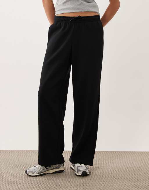JJ Rebel co-ord wide leg joggers in black, 2 of 5