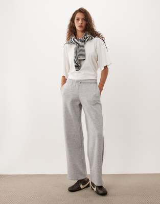 Jj Rebel Co-ord Wide Leg Joggers In Grey