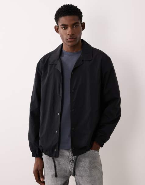 JJ Rebel coach jacket in black - view 1