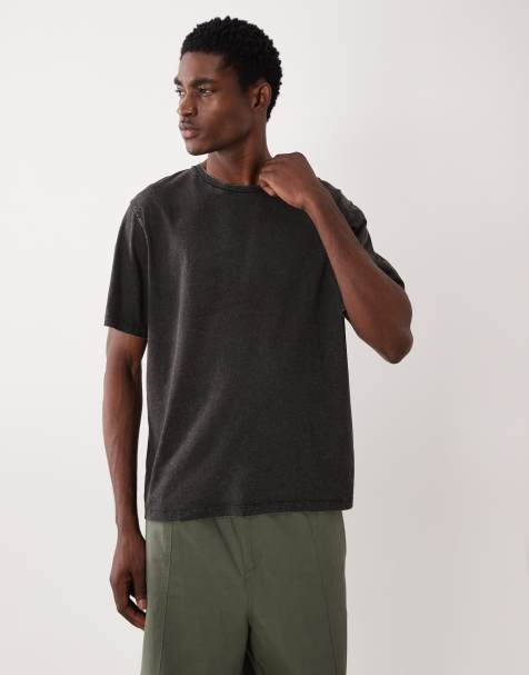 JJ Rebel – Czarny sprany T-shirt oversize - view 1