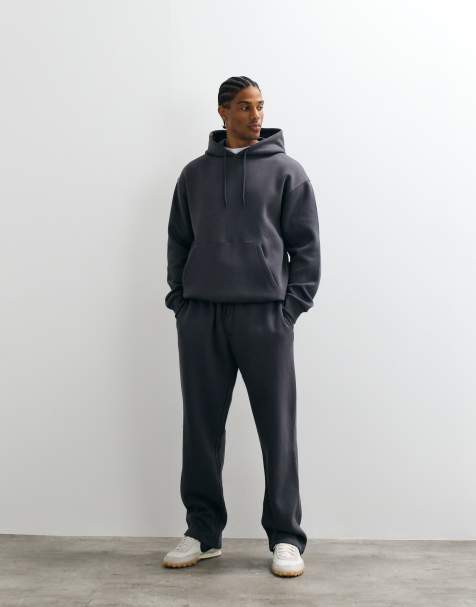 JJ Rebel ensemble 2 pièces jogger coupe ample gris charbon - view 1