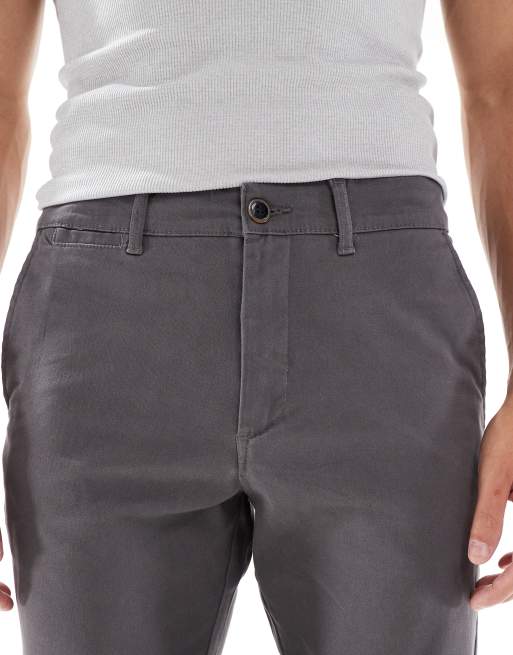 JJ Rebel – Grå chinos med smal passform, 4 av 5