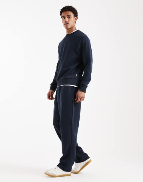 JJ Rebel – Granatowy zestaw dresowy oversize - view 1